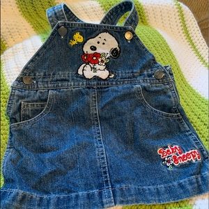 Baby Snoopy overall dress